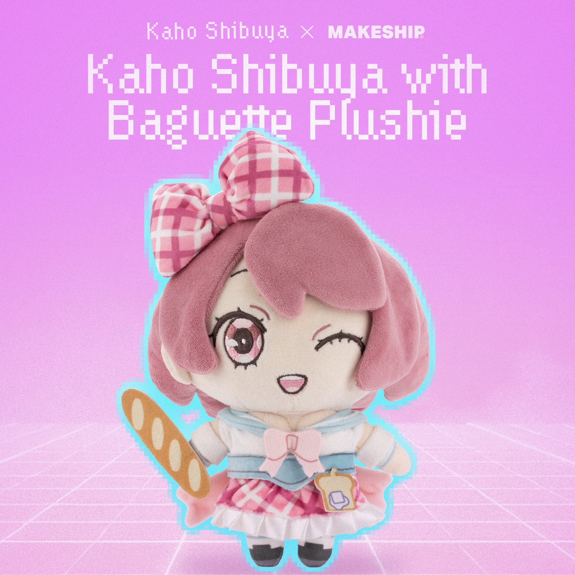 Featured image for “Kaho’s 2nd Plush with Baguette”