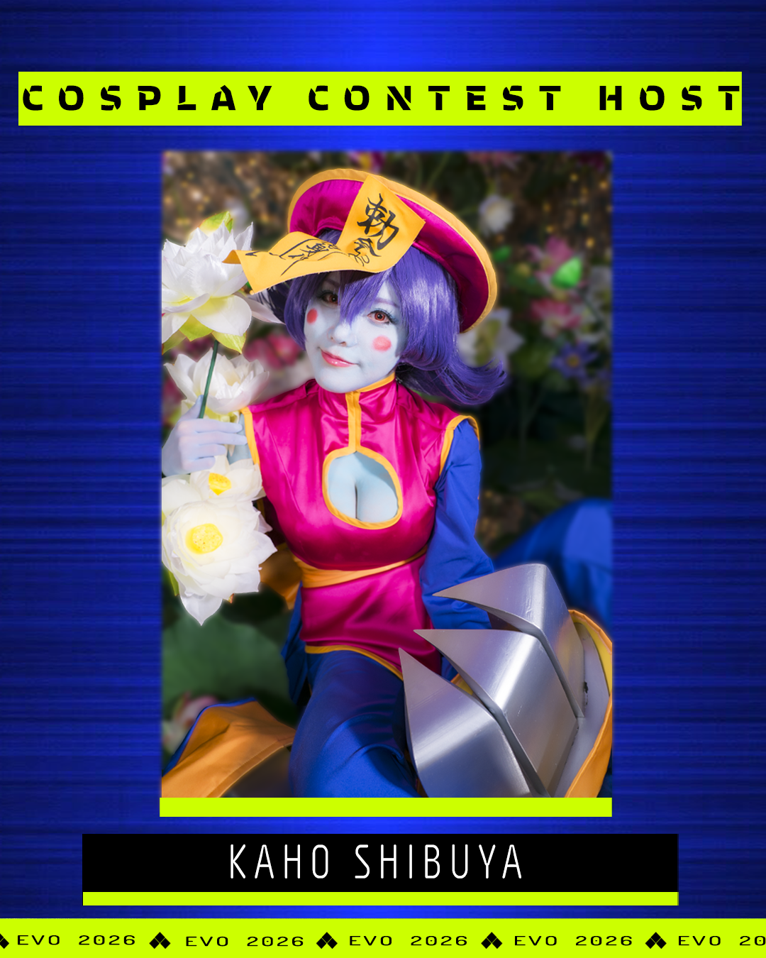 Featured image for “Kaho Hosts Cosplay Contest and Manages new Exhibit at EVO 2026!”
